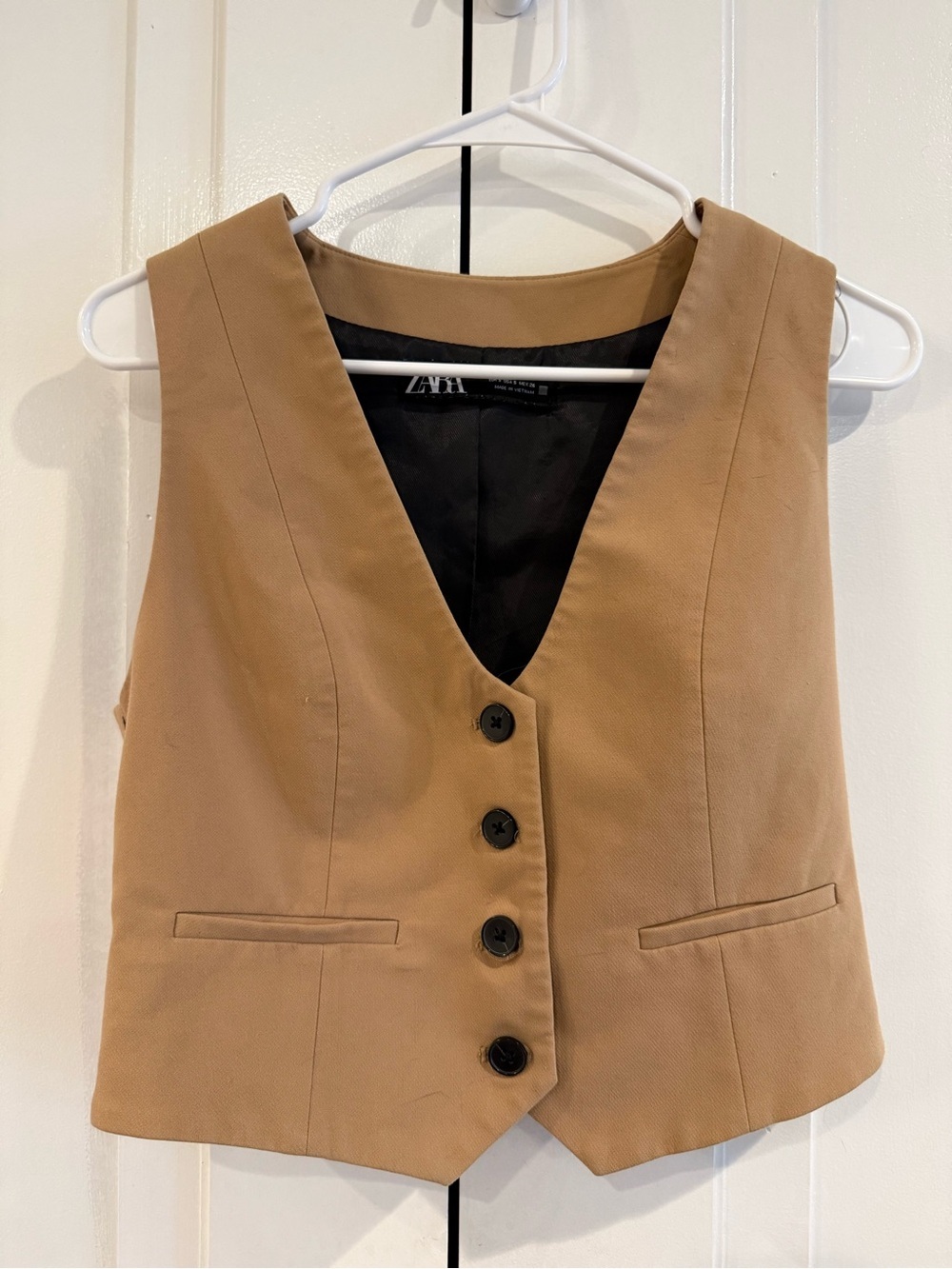 Zara Vest tan